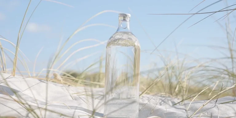 Topia Water Bottle On Sand Dune