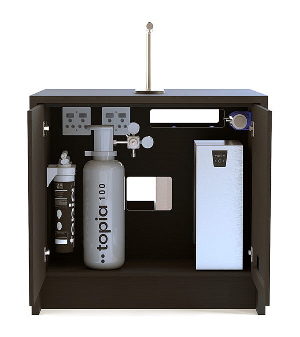 Topia Tap 402 Filtering System Inside Cupboard