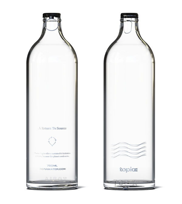 Topia Urban Rip Sparkling Water Bottles 750 ml