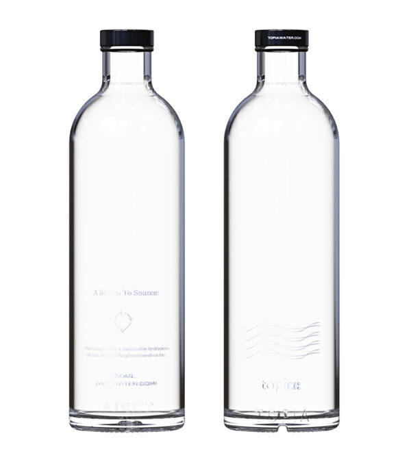Topia Urban Twist Sparkling Water Bottles 750 ml