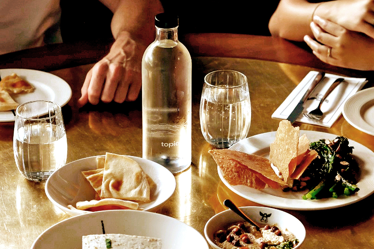 Topia Water With Meals