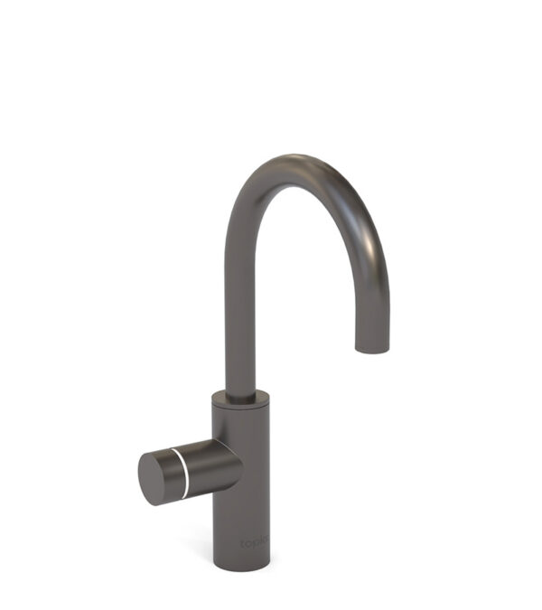 Topia Go Edge Satin Gunmetal Faucet Right