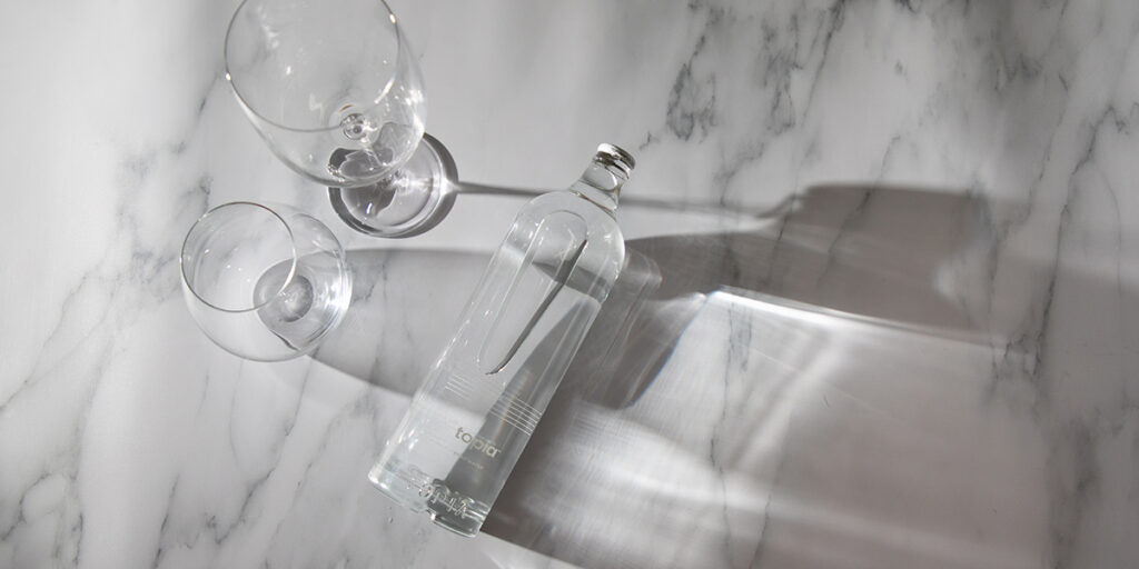 Topia Water Glass Bottle